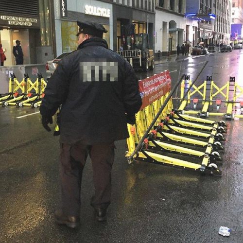 The barriers at work on New York's roads